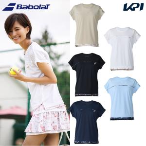 [Babolat] テニスウェア PURE SHORT 上下Lサイズ Babolat（バボラ） テニスウェア レディース PURE ショートスリーブ