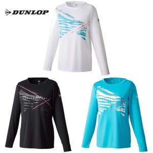 ダンロップ DUNLOP テニスウェア レディース ロングスリーブ Tシャツ DAL-8222W 2022SS｜sportsjapan