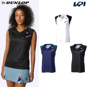 ダンロップ DUNLOP テニスウェア レディース SLEEVELESS GAME SHIRT スリーブシャツ DAP-1325W 2023SS｜sportsjapan