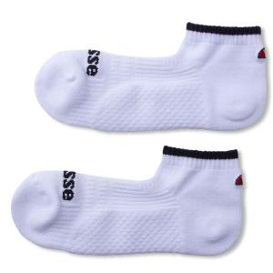 エレッセ Ellesse テニスアクセサリー ユニセックス 90アンクルソックス90 Ankle Socks EAC0856-WN｜sportsjapan