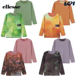 エレッセ Ellesse テニスウェア ユニセックス   W.P.D.ダブルフェイスロングスリーブティ EU123100- 2023SS｜sportsjapan