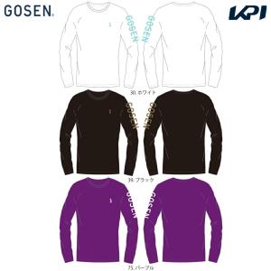 ゴーセン GOSEN テニスウェア ユニセックス GOSENロゴロングスリーブTシャツ 2022秋企画 JPT20 2022FW｜sportsjapan