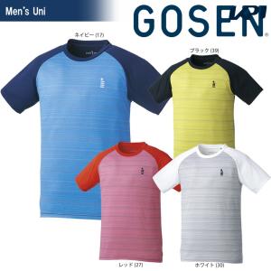 ゴーセン GOSEN テニスウェア ユニセックス ゲームシャツ T1808 2018SS｜sportsjapan