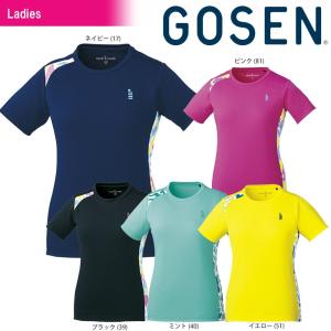 ゴーセン GOSEN テニスウェア レディース ゲームシャツ T1809 2018SS｜sportsjapan