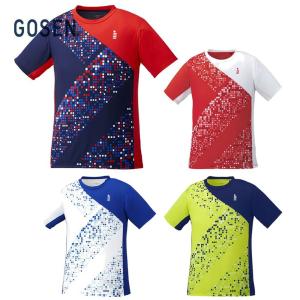 ゴーセン GOSEN テニスウェア ユニセックス ゲームシャツ T1942 2019FW｜sportsjapan