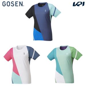 ゴーセン GOSEN テニスウェア レディース   ゲームシャツ T2407 2024SS｜sportsjapan