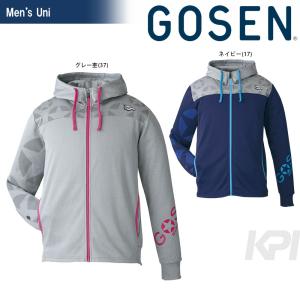 テニスウェア ユニセックス ゴーセン GOSEN 裏フリースジャケット UW1600 2016FW KPI｜sportsjapan