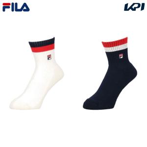 フィラ FILA テニスアクセサリー レディース   ライン入リソックス VL9325 2024SS｜sportsjapan