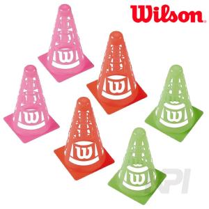 Wilson ウイルソン EZ イージー セーフティ・コーンズ 3色×各2個＝6個セット  WRZ259500『即日出荷』｜sportsjapan