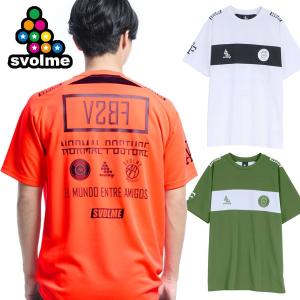 ポイント10倍3/31マデ スボルメ プラシャツ Tシャツ 半袖 切替TRトップ 上 svolme ...