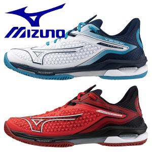 ミズノ テニスシューズ ウエーブエクシード ツアー 6 OC MIZUNO クレー 砂入人工芝コート用 61GB2472 メンズ ユニセックス｜sportskym