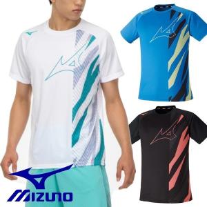 ミズノ Tシャツ プラシャツ 半袖 上 MIZUNO テニス・ソフトテニス バドミントン 卓球 ウェア