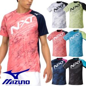 ミズノ Tシャツ プラシャツ 半袖 上 NXT MIZUNO テニス・ソフトテニス バドミントン 卓球 ウェア｜sportskym