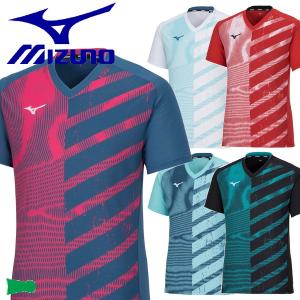 ミズノ MIZUNO ゲームシャツ ユニホーム 半袖 上 テニス ソフトテニス バドミントン ウェア メンズ