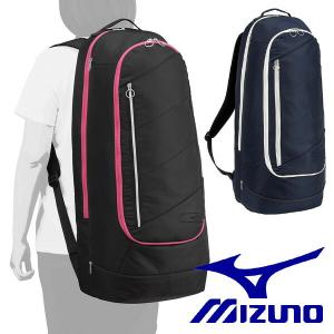 ミズノ バックパック ラケットバッグ 2本入れ MIZUNO テニス ソフトテニス バドミントン 63JDB008｜sportskym