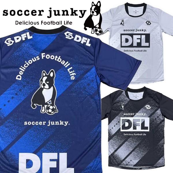 サッカージャンキー プラシャツ 半袖 上 Chien+10 soccer Junky フットサル サ...