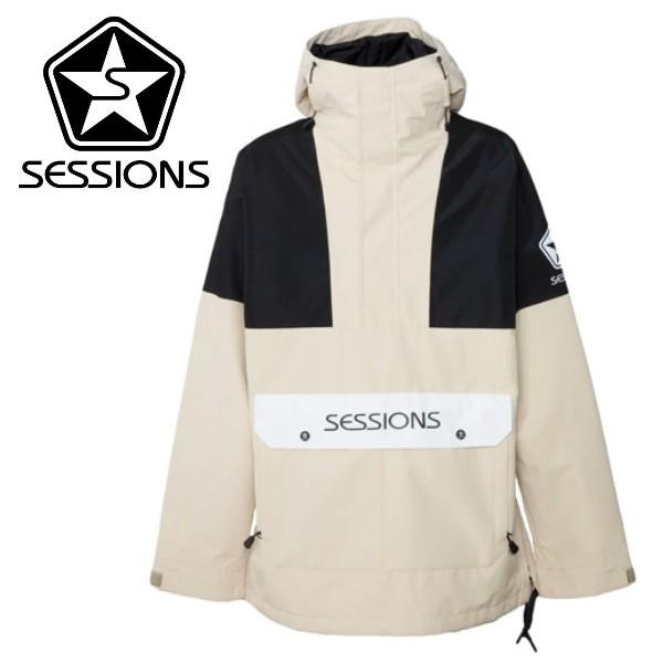 セッションズ SESSIONS スノーボードウェア CHAOS PULLOVER Jacket Be...