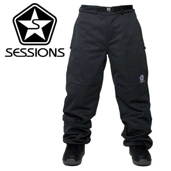 セッションズ SESSIONS スノーボードウェア BRACKET JOGGER Pants Bla...