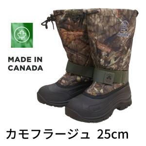 カミック グリーンベイ4 WIDE メンズ 25cm カモフラージュ カナダ製 ワイド 男性用 スノーブーツ 防寒 KAMIK スノーモービル 雪かき 冬季作業 ウインター 25｜sportsmountain