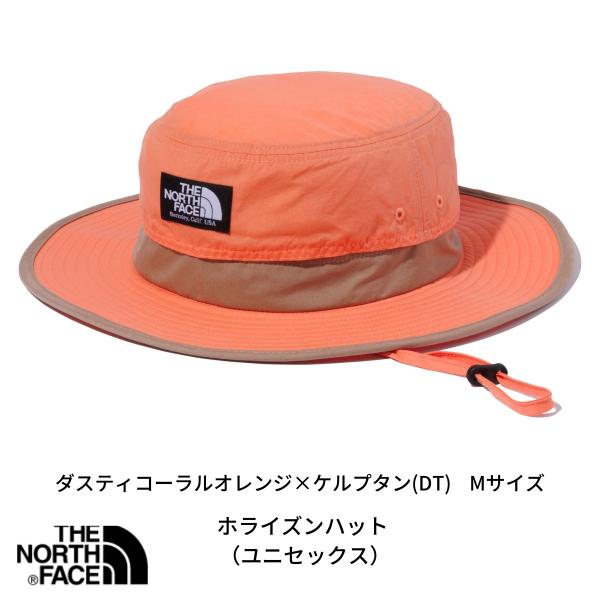 ノースフェイス DT-Mサイズ ホライズンハット コーラルオレンジ Horizon Hat NN02...
