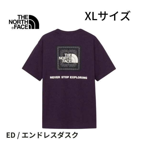 ノースフェイス メンズ ED-XLサイズ ショートスリーブバンダナスクエアロゴティー エンドレスダス...