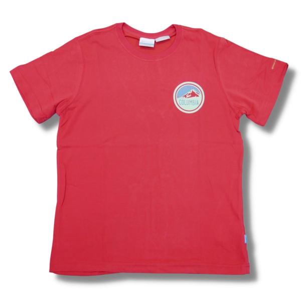 コロンビア メンズ RED-Sサイズ Tシャツ グレイシャーズメルト レッド 赤 半袖 速乾・吸汗 ...
