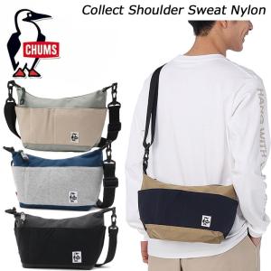 チャムス コレクトショルダースウェットナイロン CH60-3608 CHUMS Collect Shoulder Sweat Nylon ショルダーバッグ  アウトドア タウンユース 2026春夏 送料無料｜スポーツパラダイス