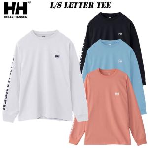 ヘリーハンセン ロングスリーブ レター ティー（ユニセックス）HH32380 HELLY HANSEN 2024 春・夏 MODEL 長袖Tシャツ ロンT UVケア｜スポーツパラダイス