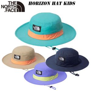 ザ ノースフェイス  ホライズン ハット（キッズ）NNJ02312 THE NORTH FACE 2024 春・夏モデル 日除け 帽子 子供用 はっ水性