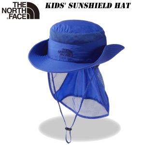 SALE！ザ・ノース・フェイス サンシールド ハット（キッズ）NNJ02316  THE NORTH FACE Kids  Sunshield Hat 帽子 日除け 撥水 UVケア 子供用 ジュニア