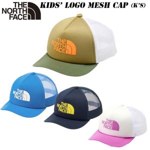 2026 春夏 NEW ザ ノースフェイス ロゴ メッシュ キャップ（キッズ）NNJ02604 日除け 帽子 子供用 通気性 メッシュ素材