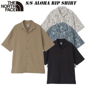 THE NORTH FACE ショートスリーブヌプシシャツ・ヌプシショート THE NORTH FACE S/S NUPTSE SHIRT BLACK（ザ・ノース・フェイス