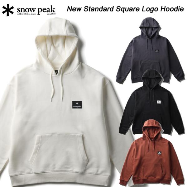 スノーピーク ニュースタンダードスクエアロゴフーディー NSD-SW-25AU002 snow pe...