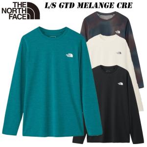 2026 春・夏 NEW ザ・ノース・フェイス ロングスリーブ GTD メランジ クルー（メンズ）NT12597 2THE NORTH FACE 長袖Tシャツ ランニング トレラン 吸汗 速乾