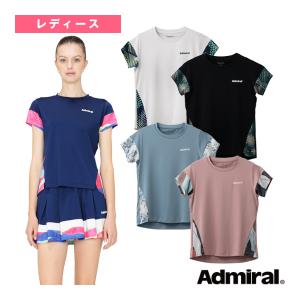 アドミラル『Admiral』 テニス・バドミントンウェア『レディース』  シェイプスイッチグラフィックTシャツ/レディース『ATLA403』｜sportsplaza