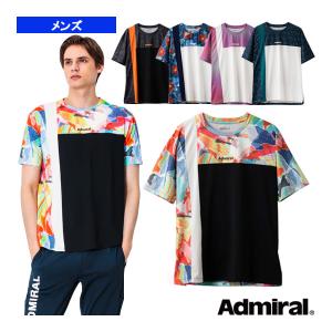 アドミラル『Admiral』 テニス・バドミントンウェア『メンズ/ユニ』  グラフィックブロッキングTシャツ/メンズ『ATMA321』｜sportsplaza