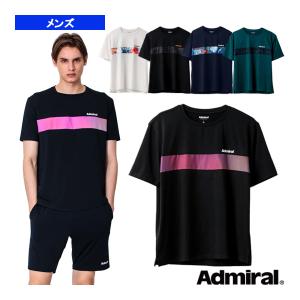 アドミラル『Admiral』 テニス・バドミントンウェア『メンズ/ユニ』  グラフィックフロントラインTシャツ/メンズ『ATMA322』｜sportsplaza