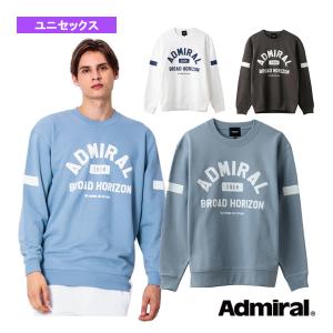 アドミラル『Admiral』 テニス・バドミントンウェア『メンズ/ユニ』  アーチブロックロゴ コットンパイルスウェット/ユニセックス『ATMA337』｜sportsplaza