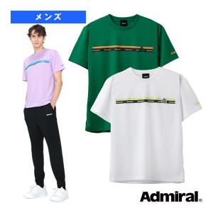 アドミラル『Admiral』 テニス・バドミントンウェア『メンズ/ユニ』  ロゴテープラインTシャツ/メンズ『ATMA412』｜sportsplaza