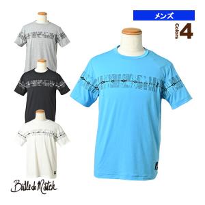 バルデマッチ テニス・バドミントンウェア『メンズ/ユニ』  デザインTシャツ/メンズ『BDM-C1109』｜sportsplaza