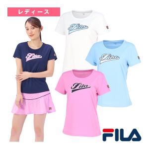 フィラ テニス・バドミントンウェア『レディース』  アップリケTシャツ/レディース『VL2866』｜sportsplaza