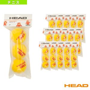 ヘッド テニスボール  ティーアイピー レッド／フォームボール／HEAD T.I.P. RED／FOAMBALL『3球入りポリバッグ×16／48球』（578363）｜sportsplaza