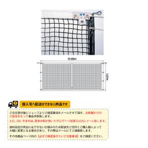 寺西喜ネット テニスコート用品 全天候式無結節硬式テニスネットサイドポール挿入式 KT-223