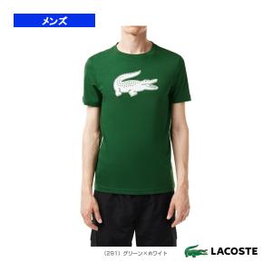 ラコステ テニス・バドミントンウェア（メンズ/ユニ）  コットンブレンドウルトラドライロゴプリントTシャツ／メンズ（TH2042-10）｜sportsplaza