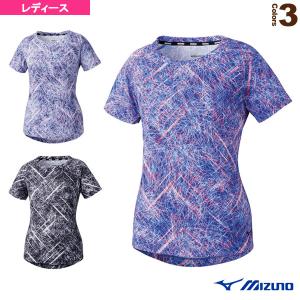 ミズノ オールスポーツウェア（レディース）  ドライエアロフローTシャツ／レディース（32MA1821）｜sportsplaza