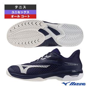 ミズノ テニスシューズ ウエーブエクシード6 スーパーワイド AC WAVE EXEED 6 SW AC オールコート ユニセックス 61GA2516