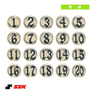 ゼット（ZETT） ナンバーエンブレム 野球 アクセサリー (ZMNO-2500