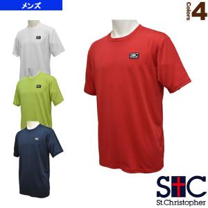 セントクリストファー テニス・バドミントンウェア（メンズ/ユニ）  STC ワンポイントプラクティスTシャツ／メンズ（STC-AHM1049）