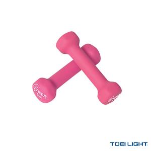 ピンク ダンベル トレーニング用 TOEI LIGHT（トーエイライト） ラバーコートダンベル0.5 ピンク ラバー