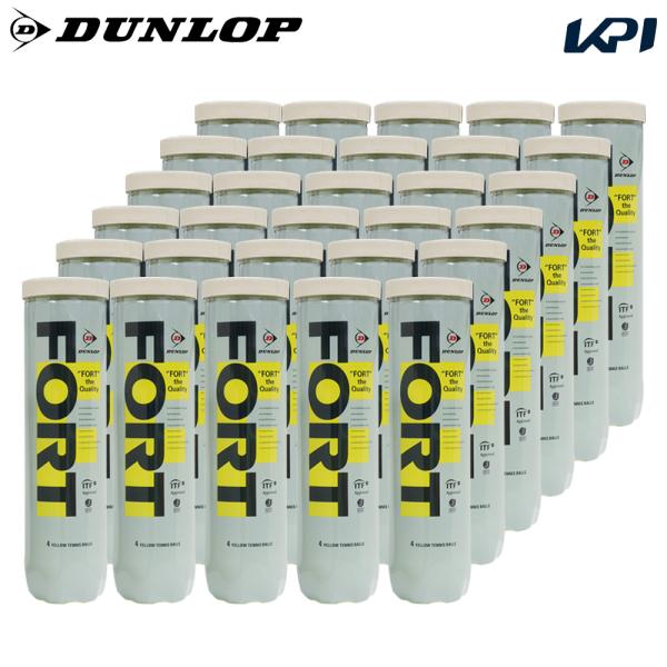 『即日出荷』DUNLOP ダンロップ FORT フォート [4個入]1箱 30缶/120球 テニスボ...